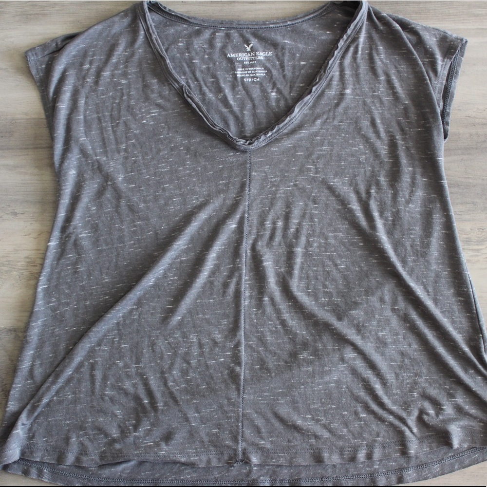 AEO Heathered Top